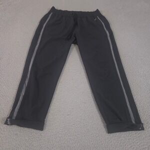 Gap Pants Womens Medium Studio Stripe Jogger Tapered Leg Activewear Gym GapFit